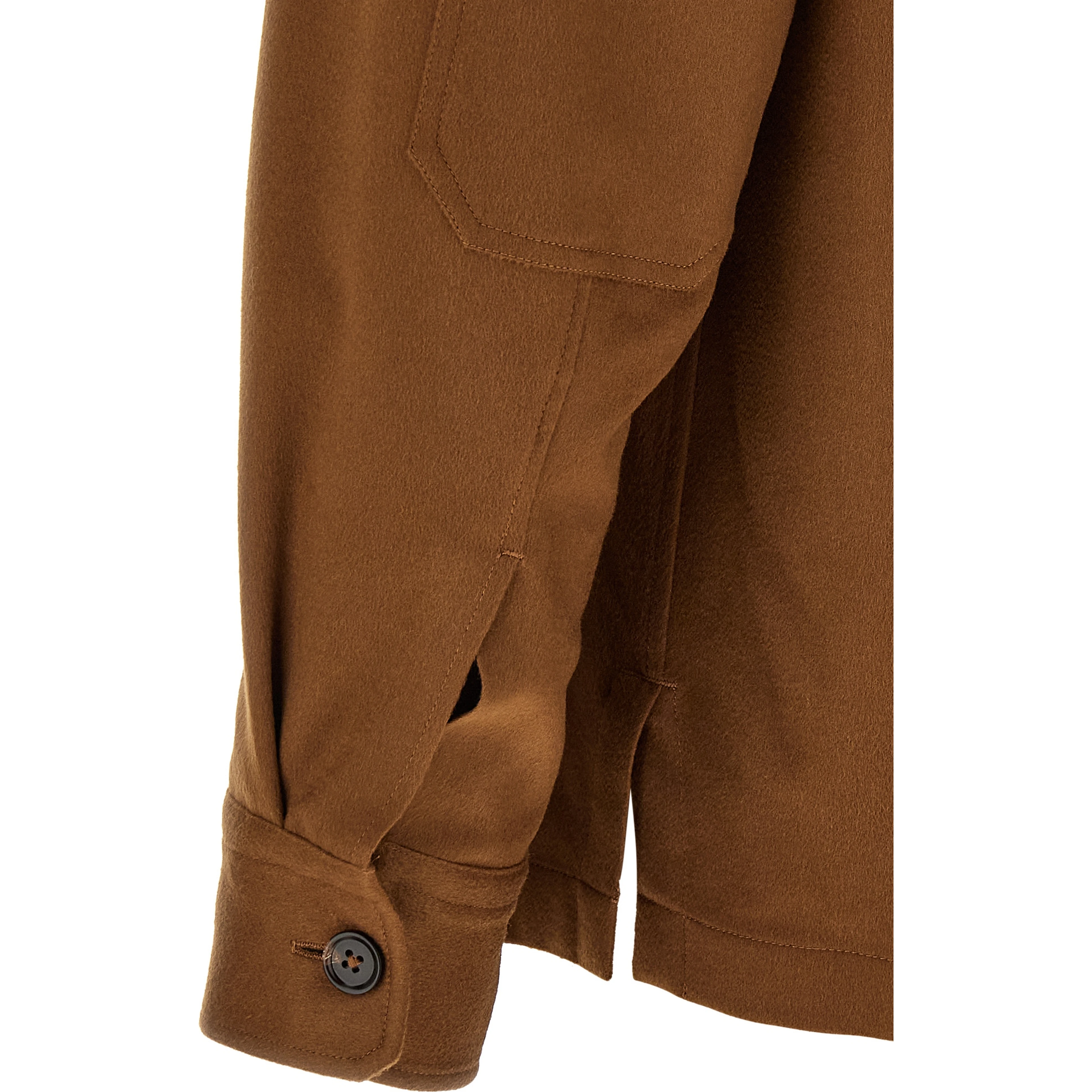 Brown Cashmere Blouse