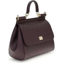Bordeaux Calf Leather Bos Taurus Handbag