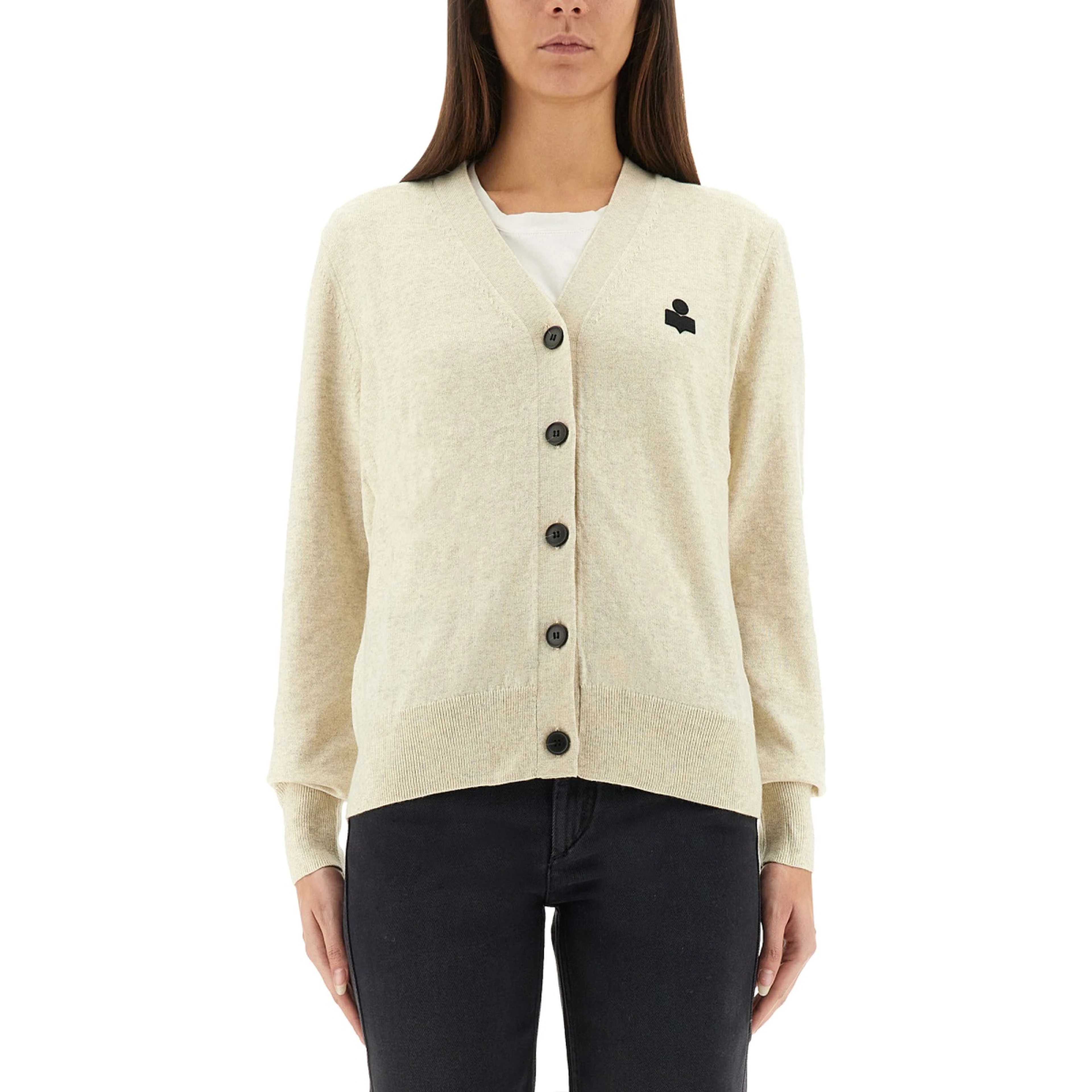CARDIGAN "KARIN" WITH LOGO