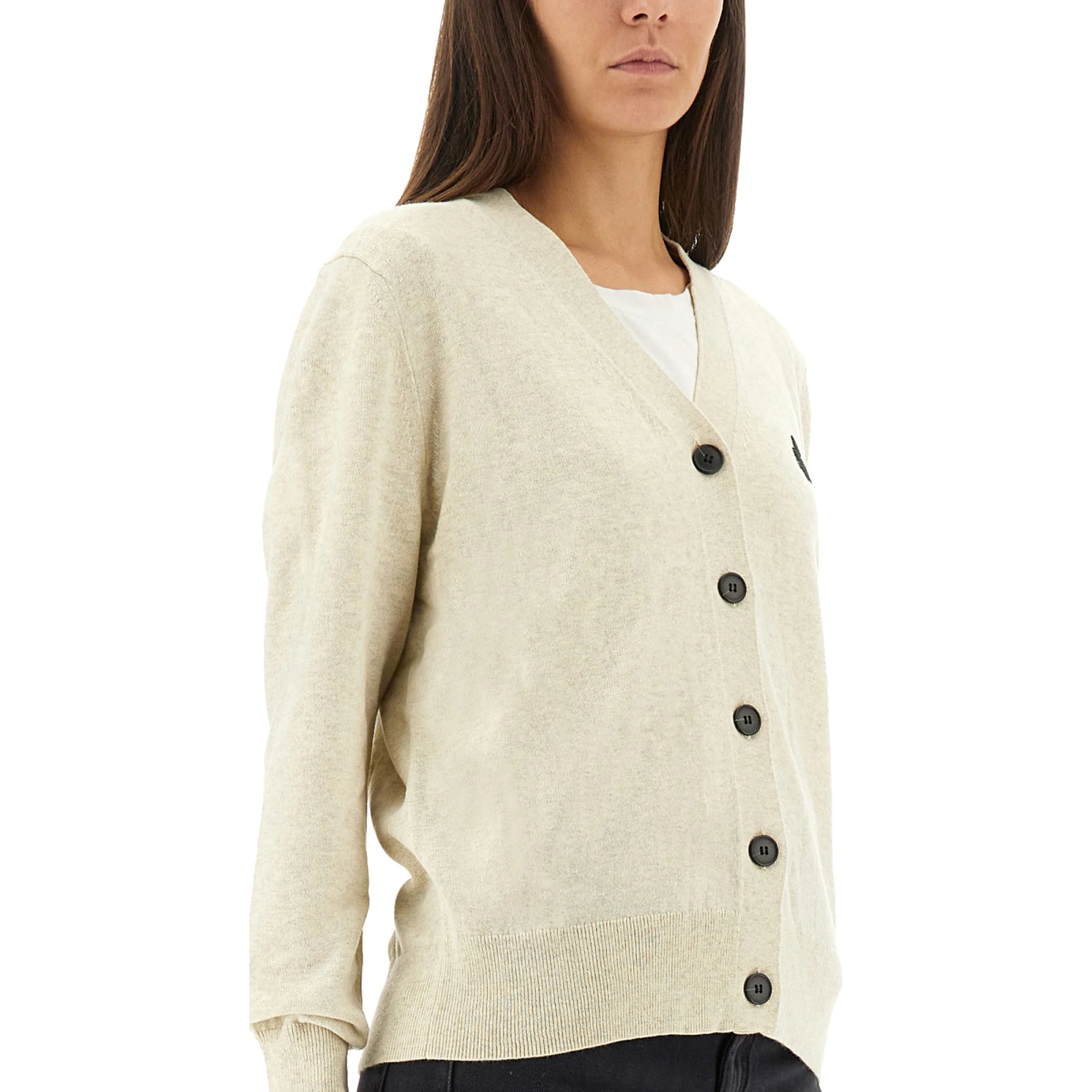 CARDIGAN "KARIN" WITH LOGO