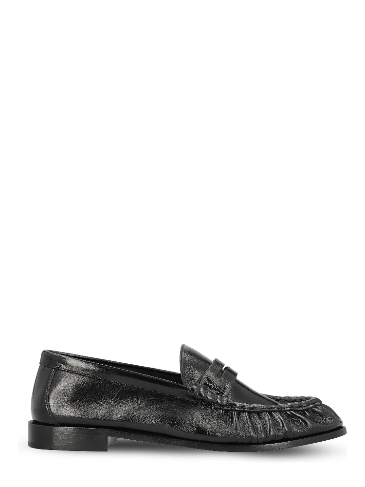 SAINT LAURENT Flat shoes Black