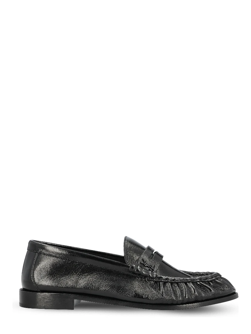 SAINT LAURENT Flat shoes Black