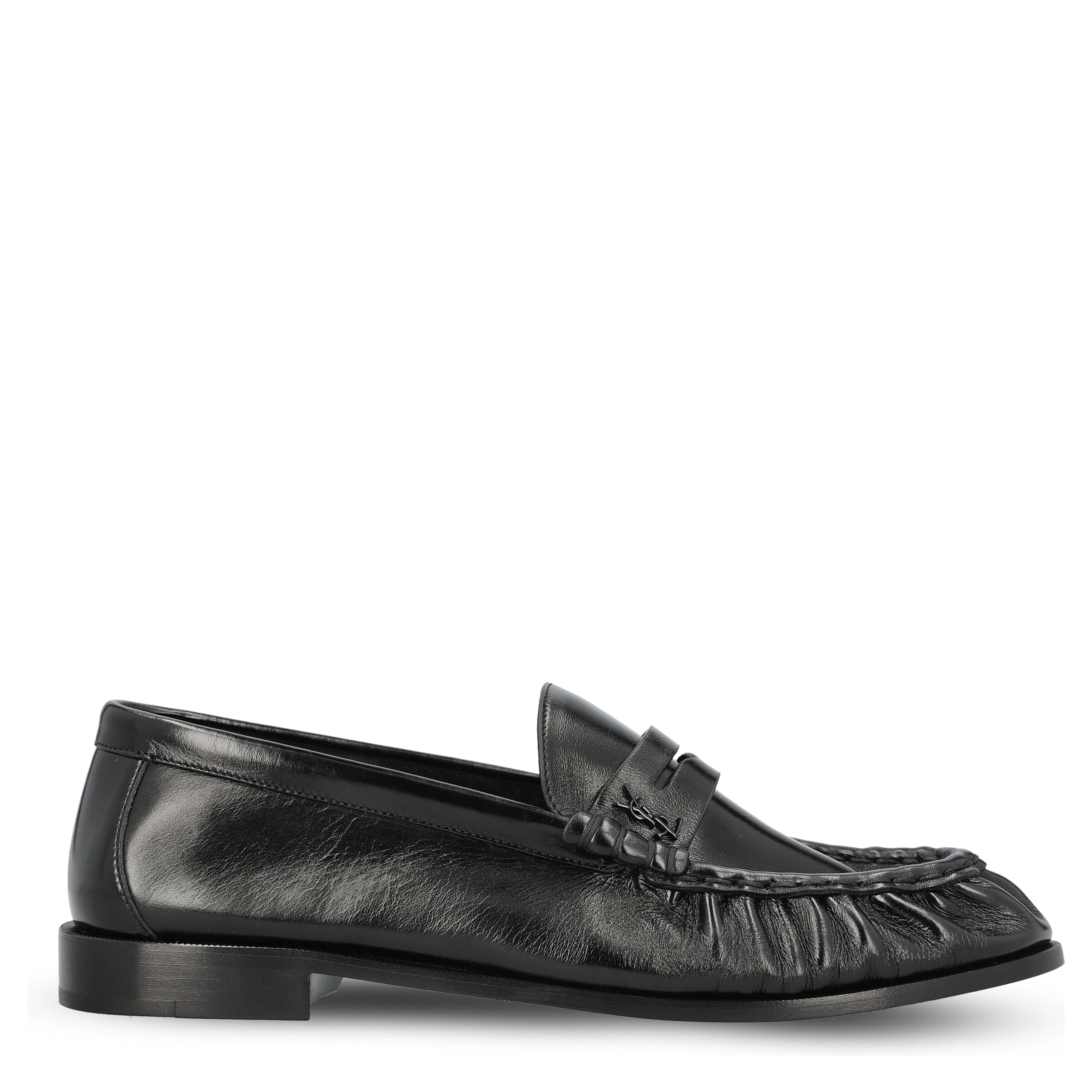 SAINT LAURENT Flat shoes Black