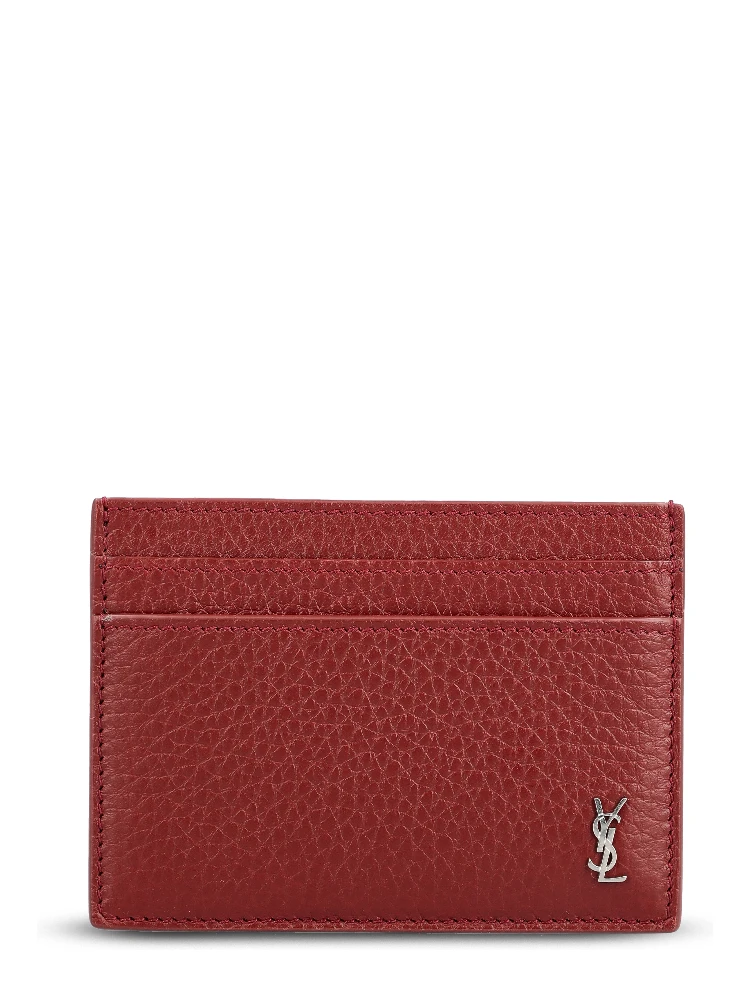 SAINT LAURENT Wallets Red