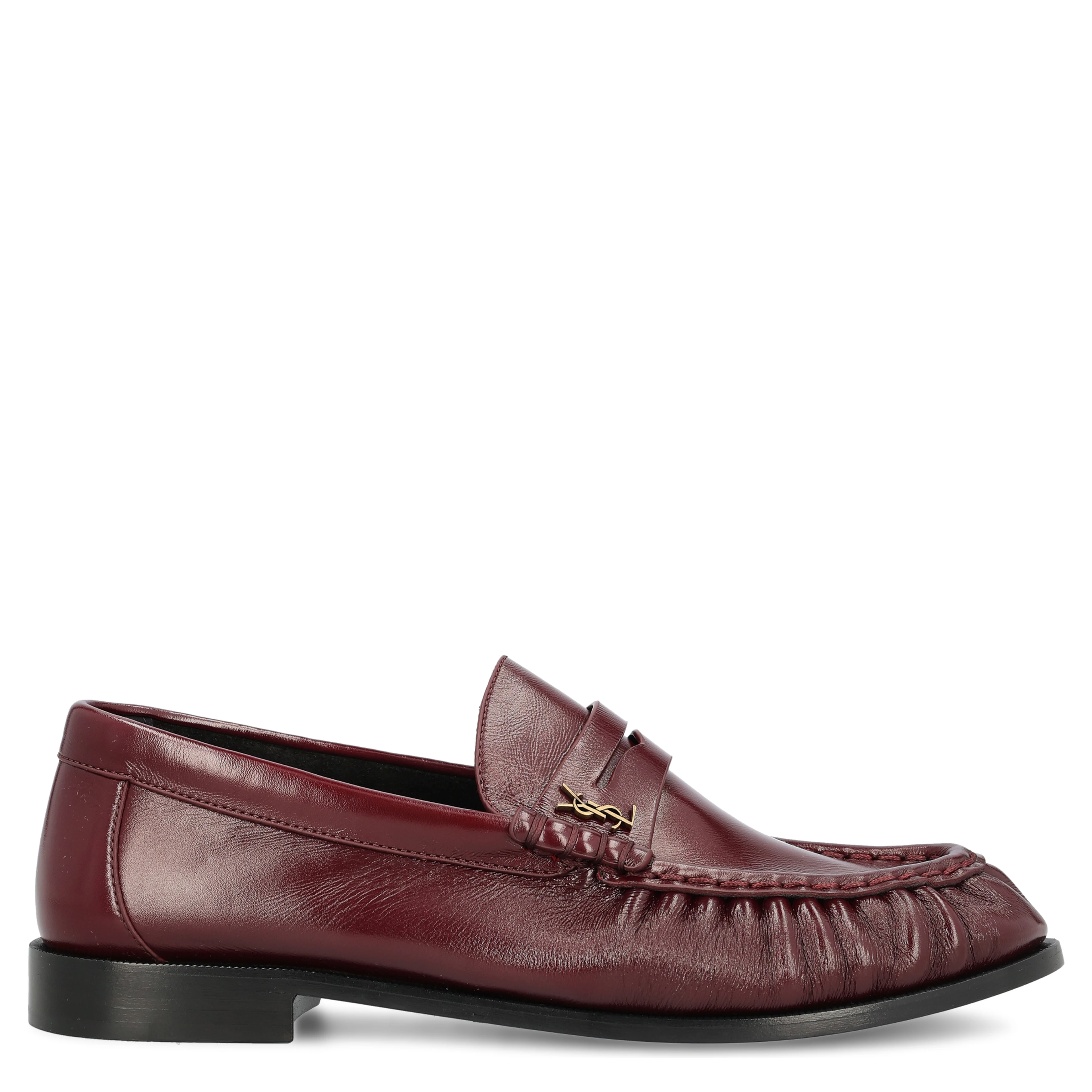 SAINT LAURENT Flat shoes Red