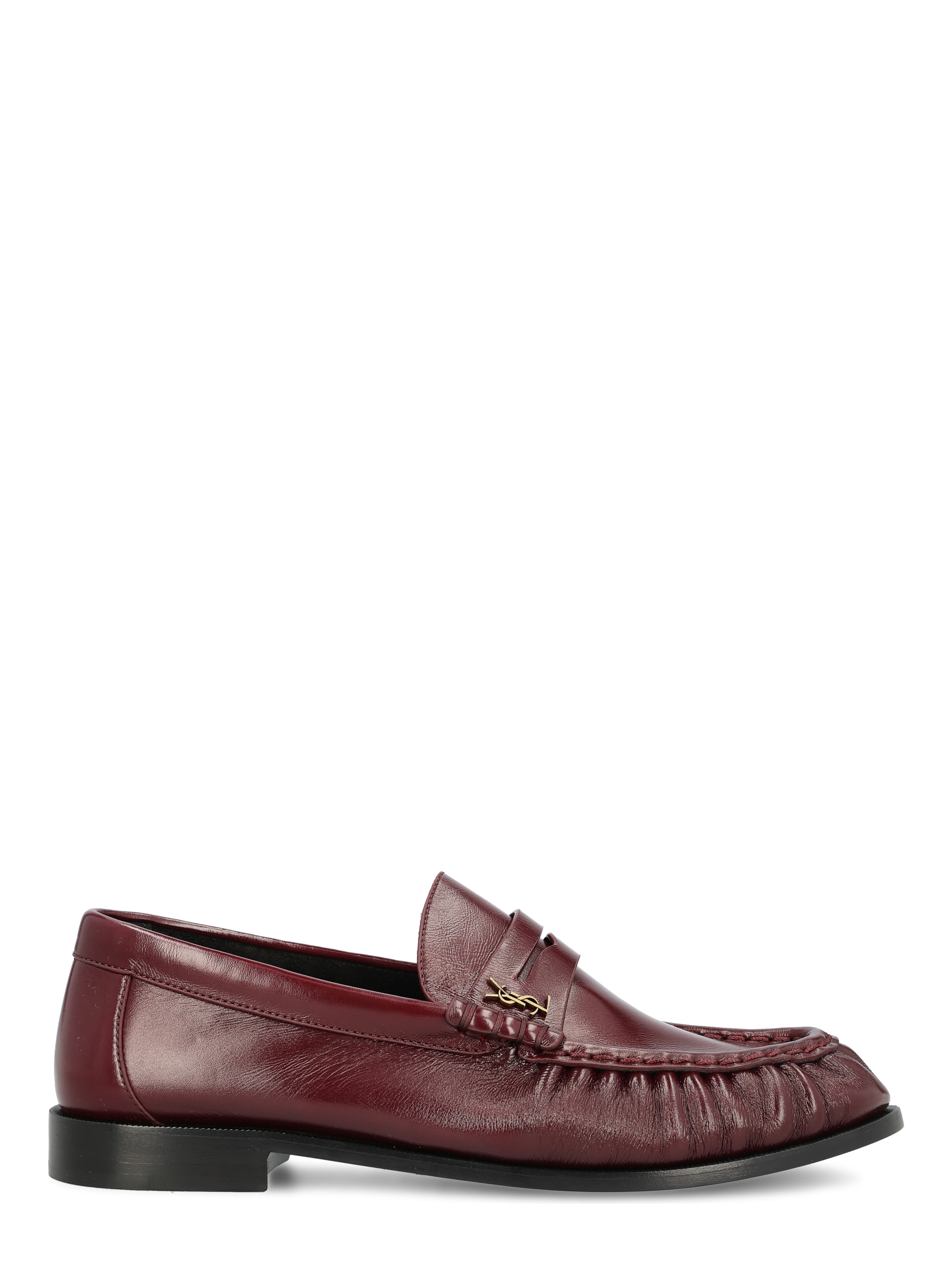 SAINT LAURENT Flat shoes Red
