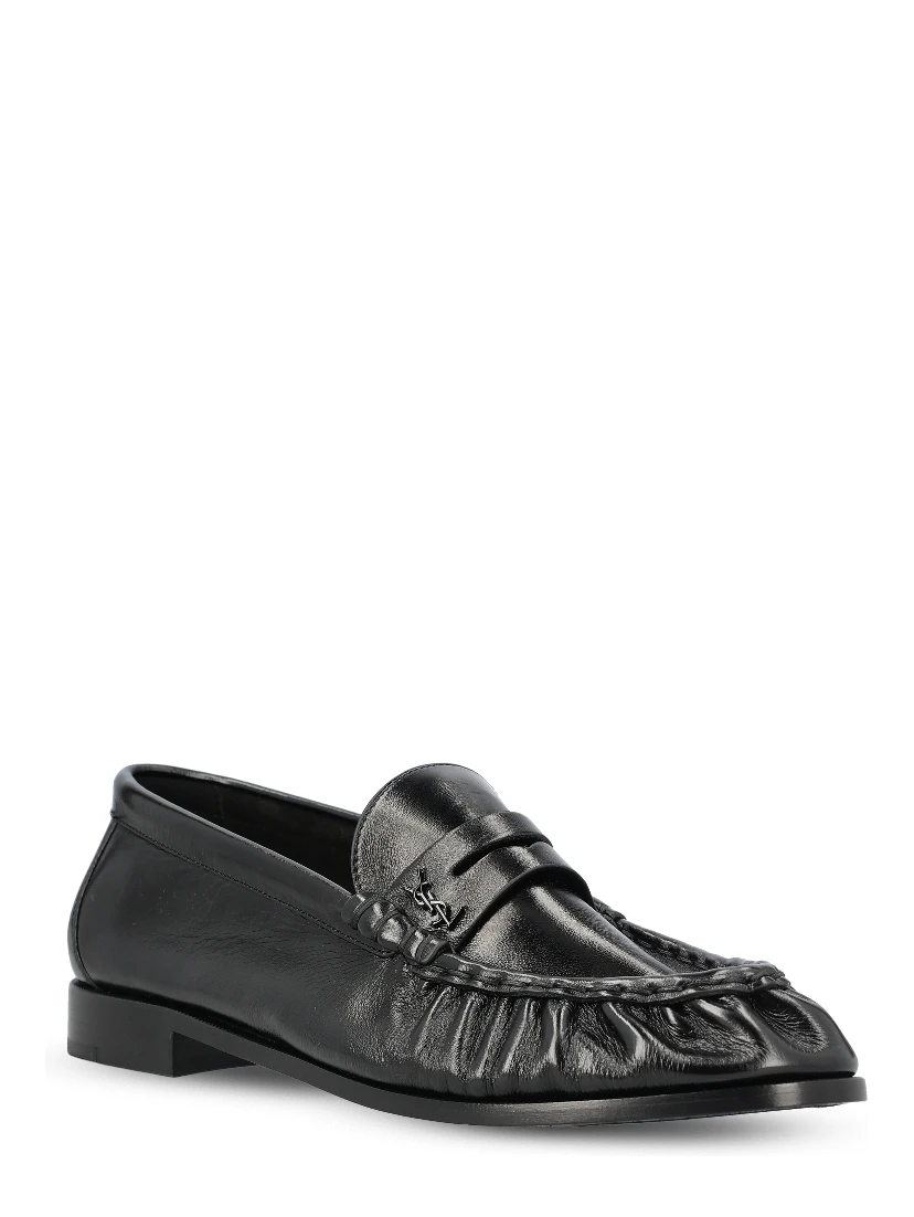 SAINT LAURENT Flat shoes Black