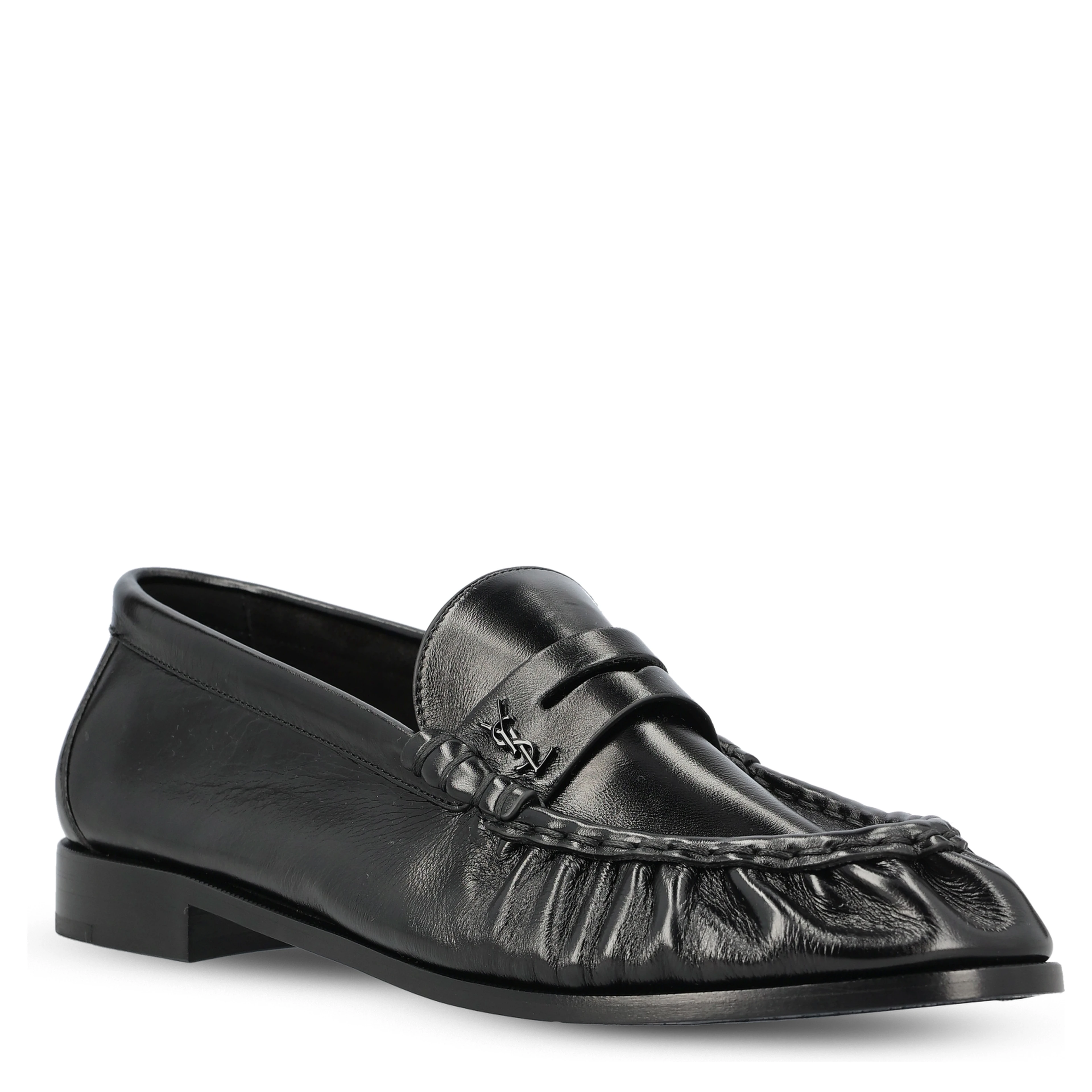 SAINT LAURENT Flat shoes Black
