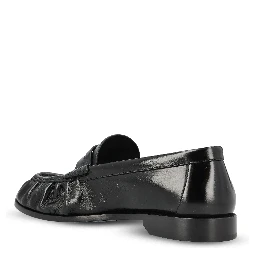 SAINT LAURENT Flat shoes Black