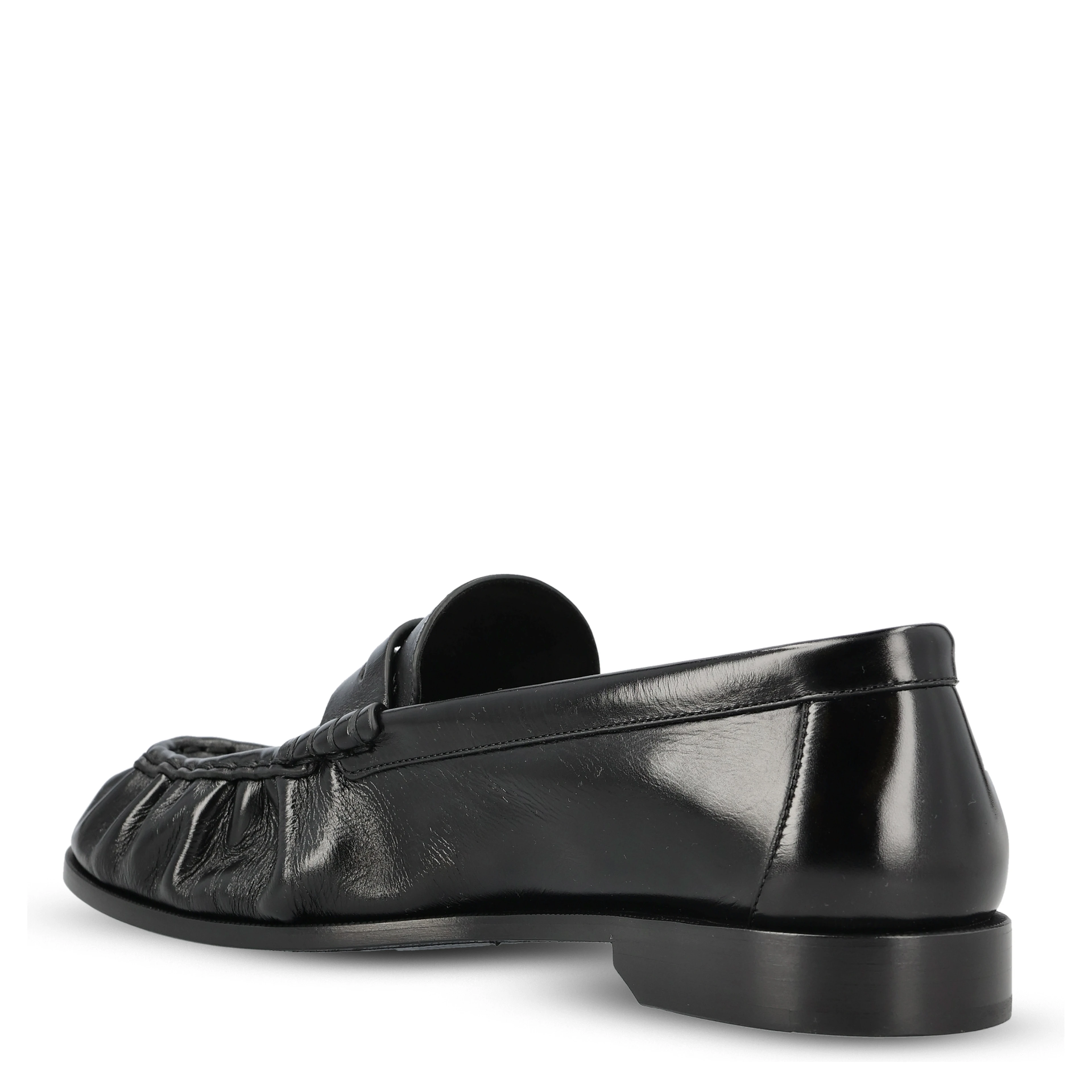 SAINT LAURENT Flat shoes Black