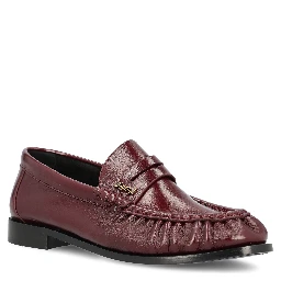 SAINT LAURENT Flat shoes Red