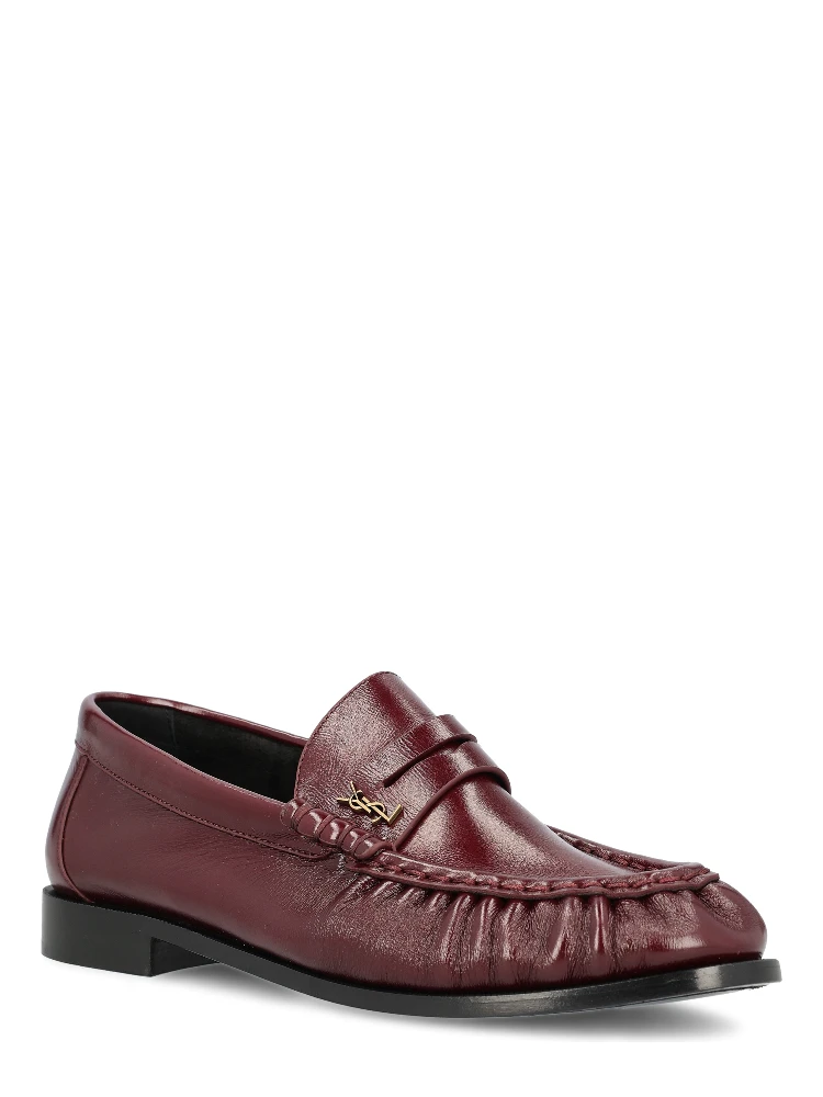 SAINT LAURENT Flat shoes Red alternative