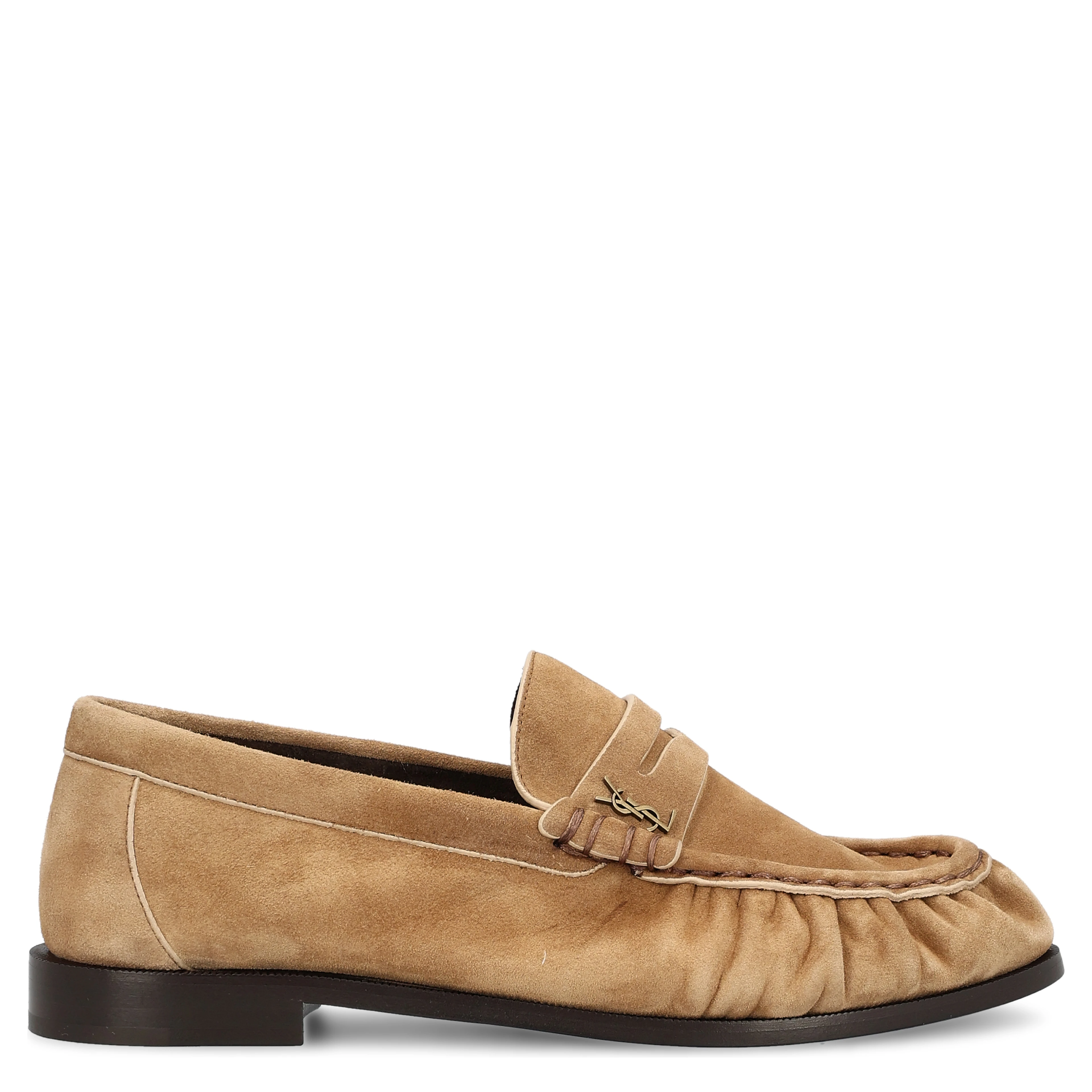 SAINT LAURENT Flat shoes Beige
