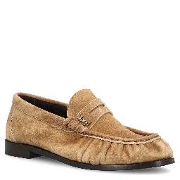 SAINT LAURENT Flat shoes Beige