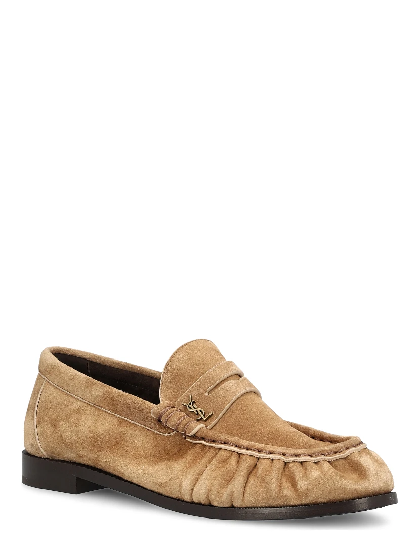 SAINT LAURENT Flat shoes Beige