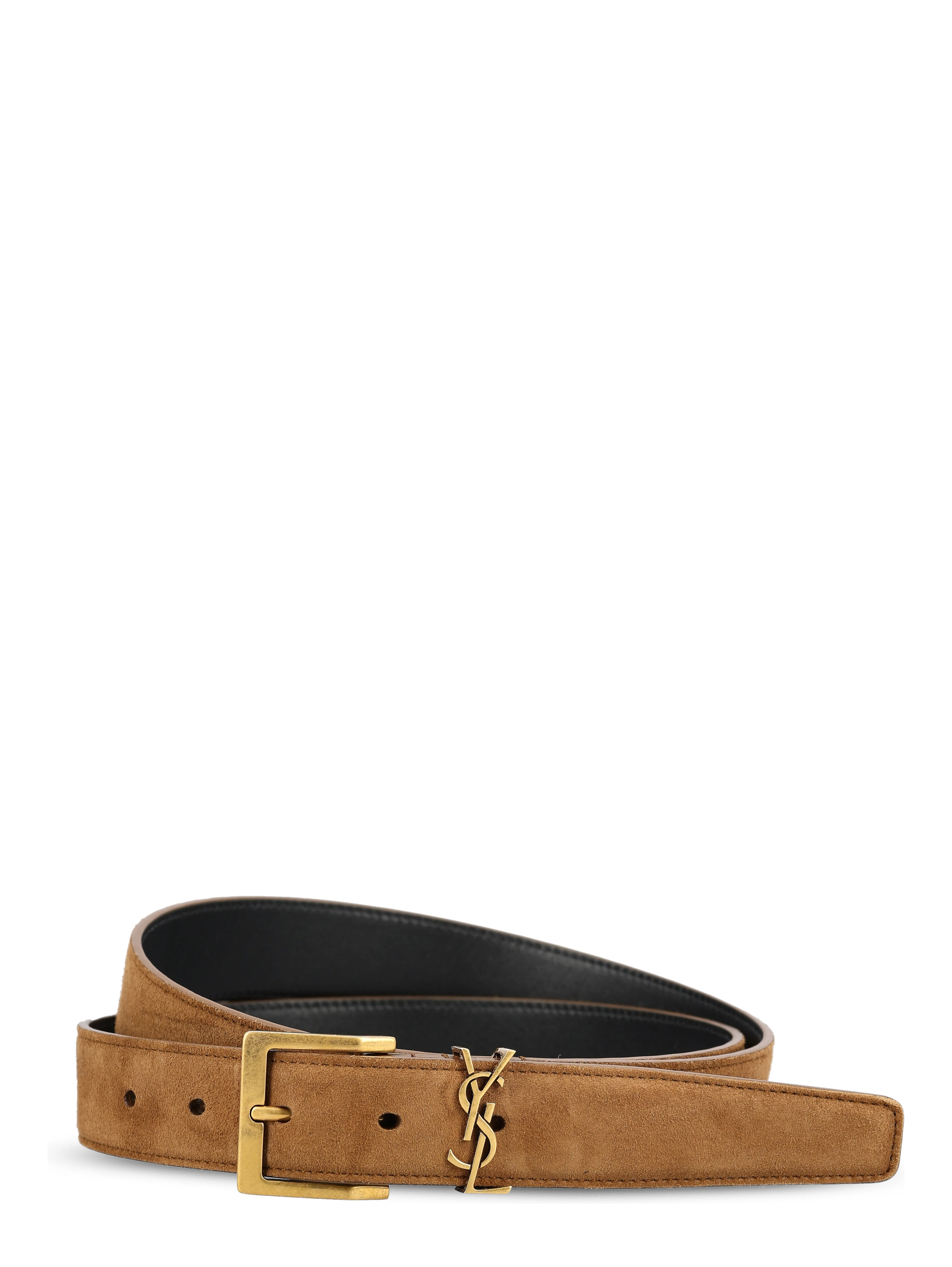 SAINT LAURENT Belts Brown