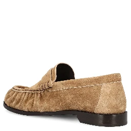 SAINT LAURENT Flat shoes Beige