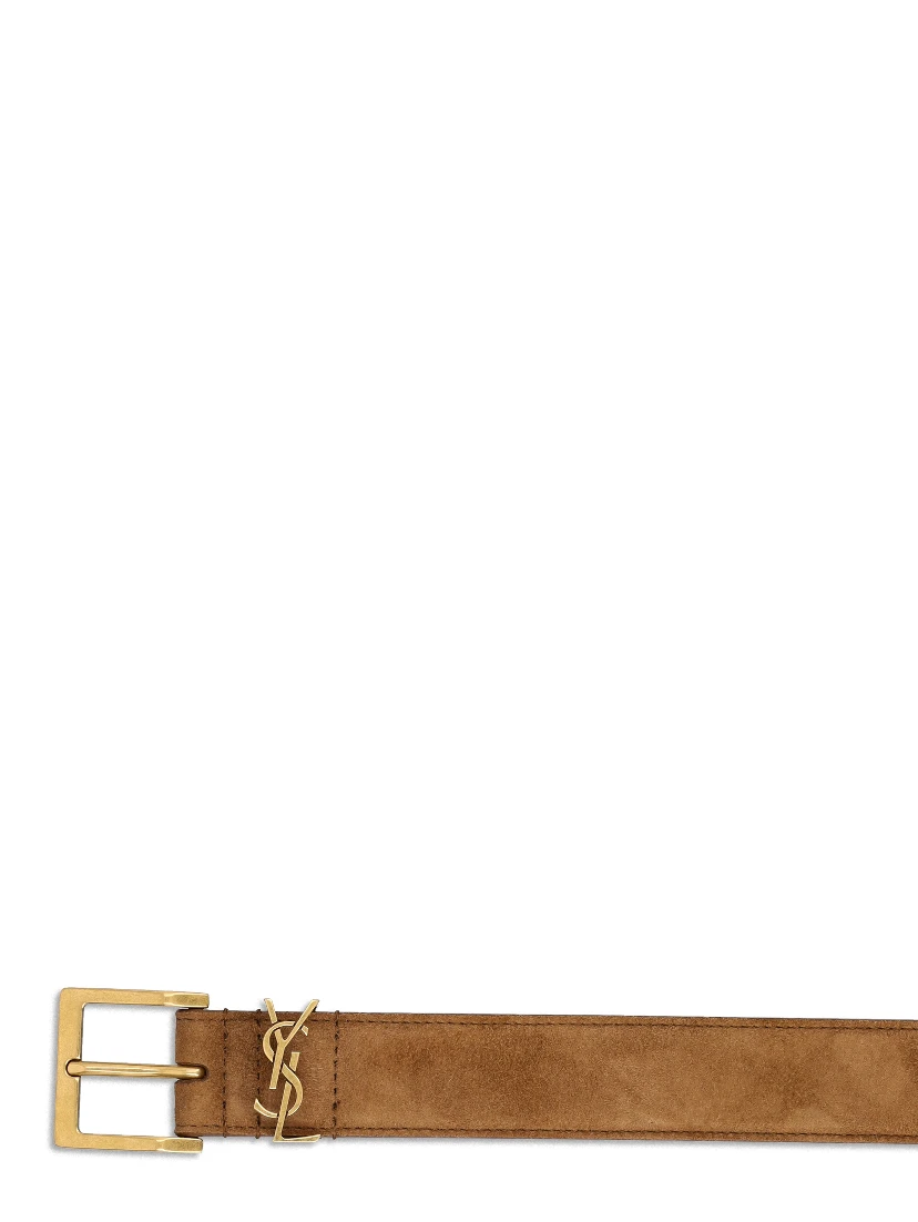 SAINT LAURENT Belts Brown