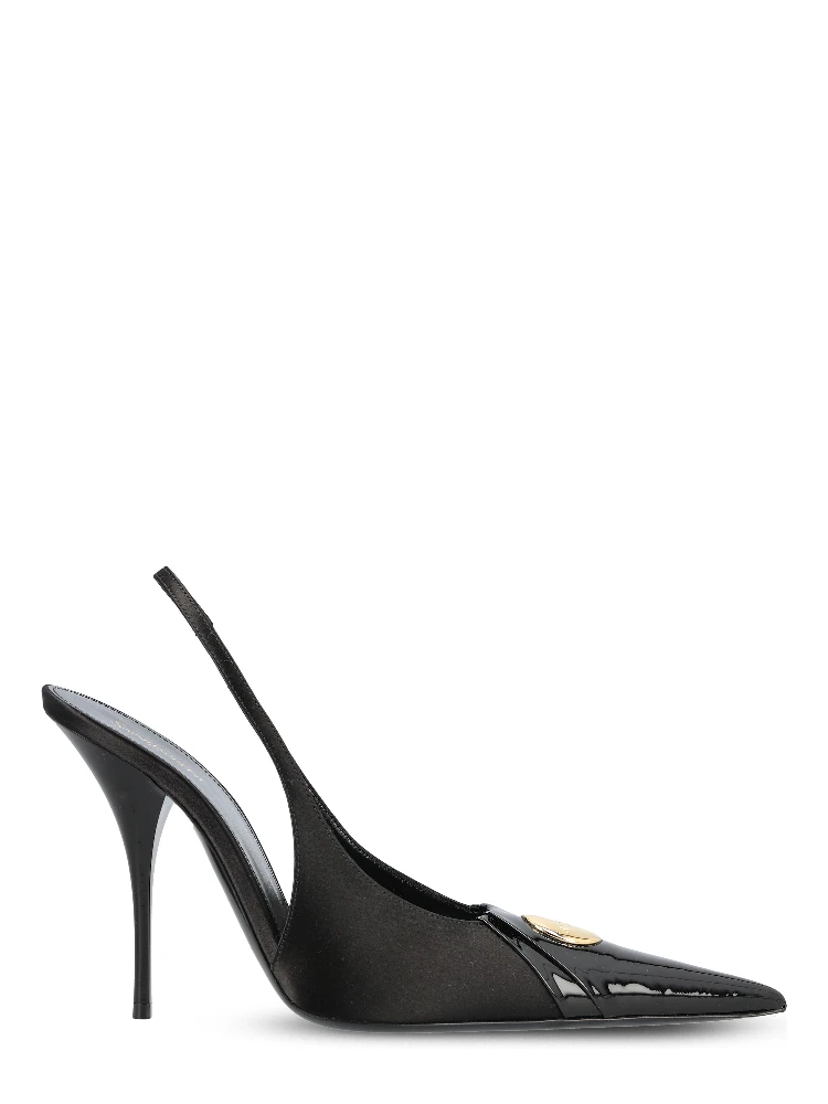 SAINT LAURENT Flat shoes Black