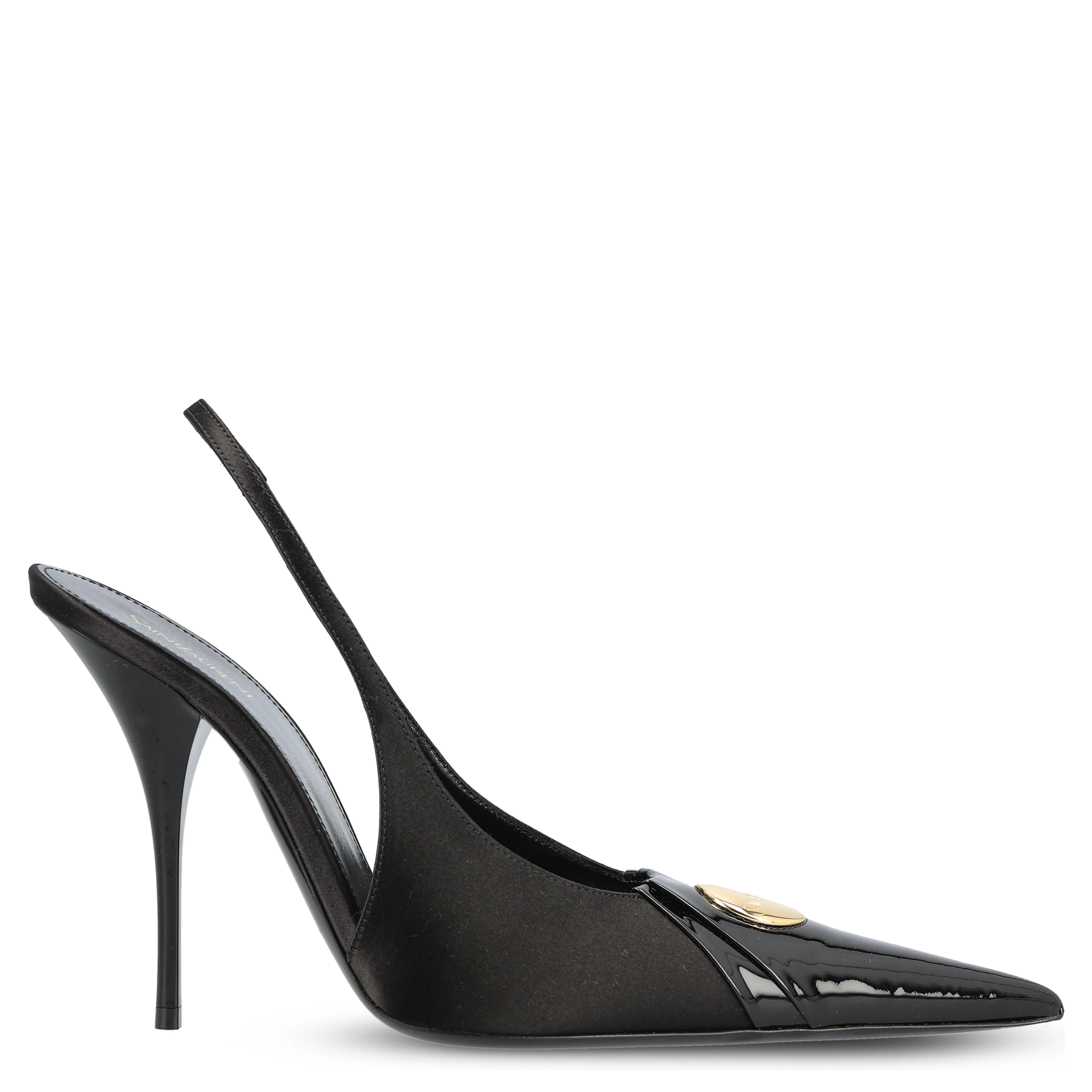 SAINT LAURENT Flat shoes Black