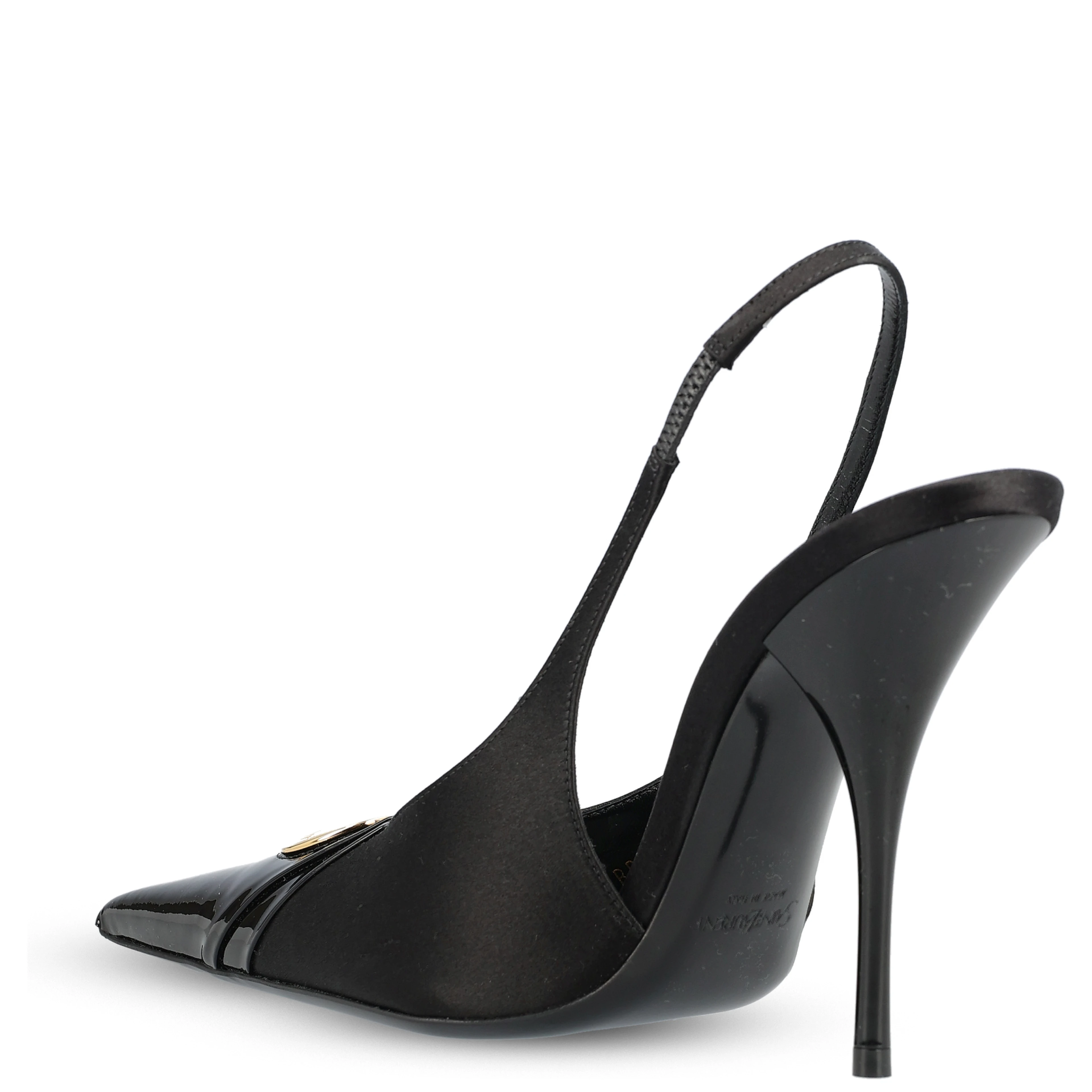 SAINT LAURENT Flat shoes Black