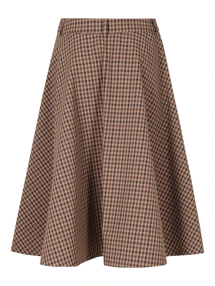 CHECKED POLYESTER SKIRT alternative