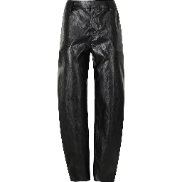PANTALONE BALLOON PELLE METALLO