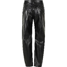 PANTALONE BALLOON PELLE METALLO
