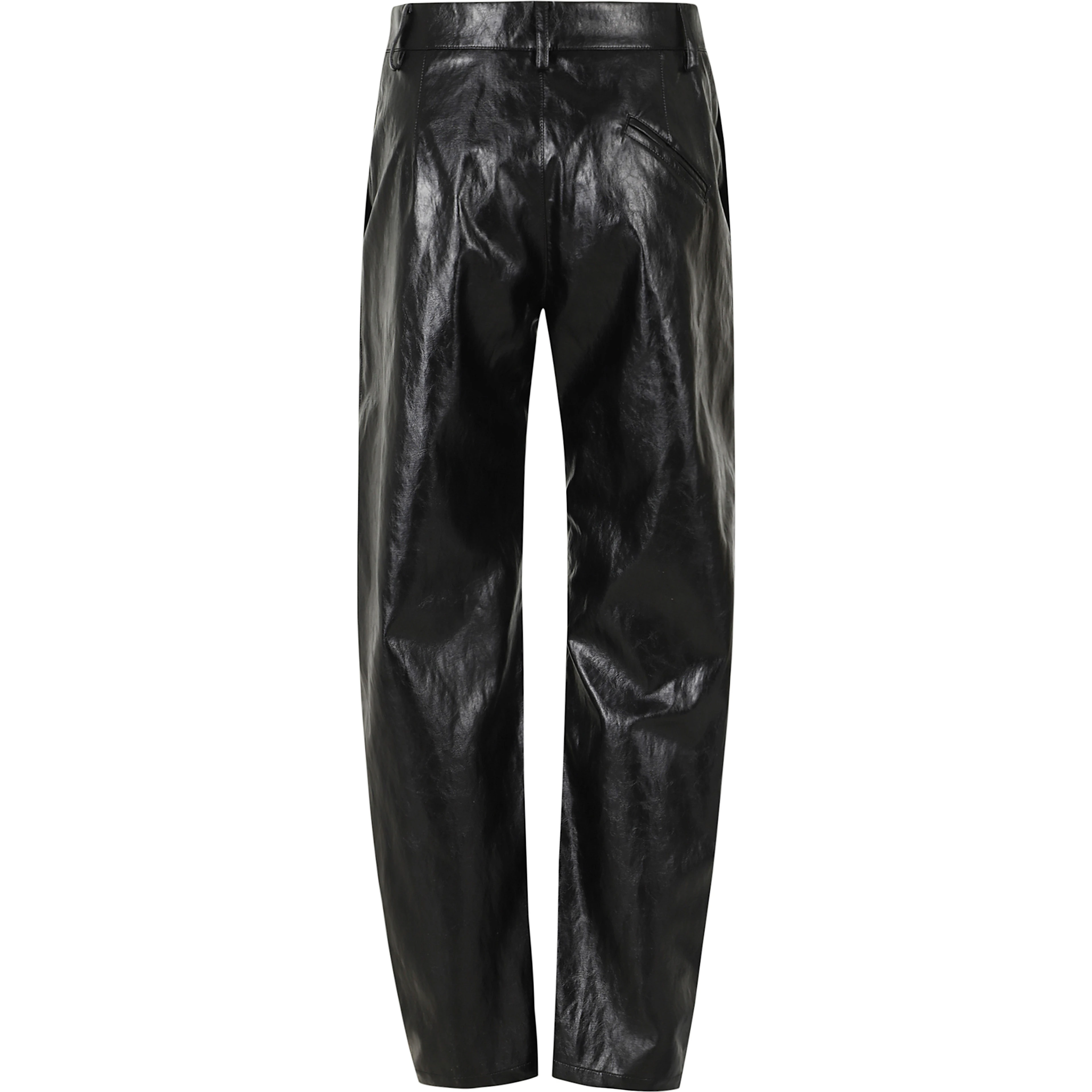 PANTALONE BALLOON PELLE METALLO