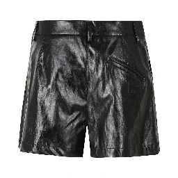 SHORT PELLE METALLO