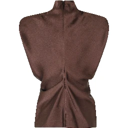BLUSA SMANICATA IN RASO UNITO