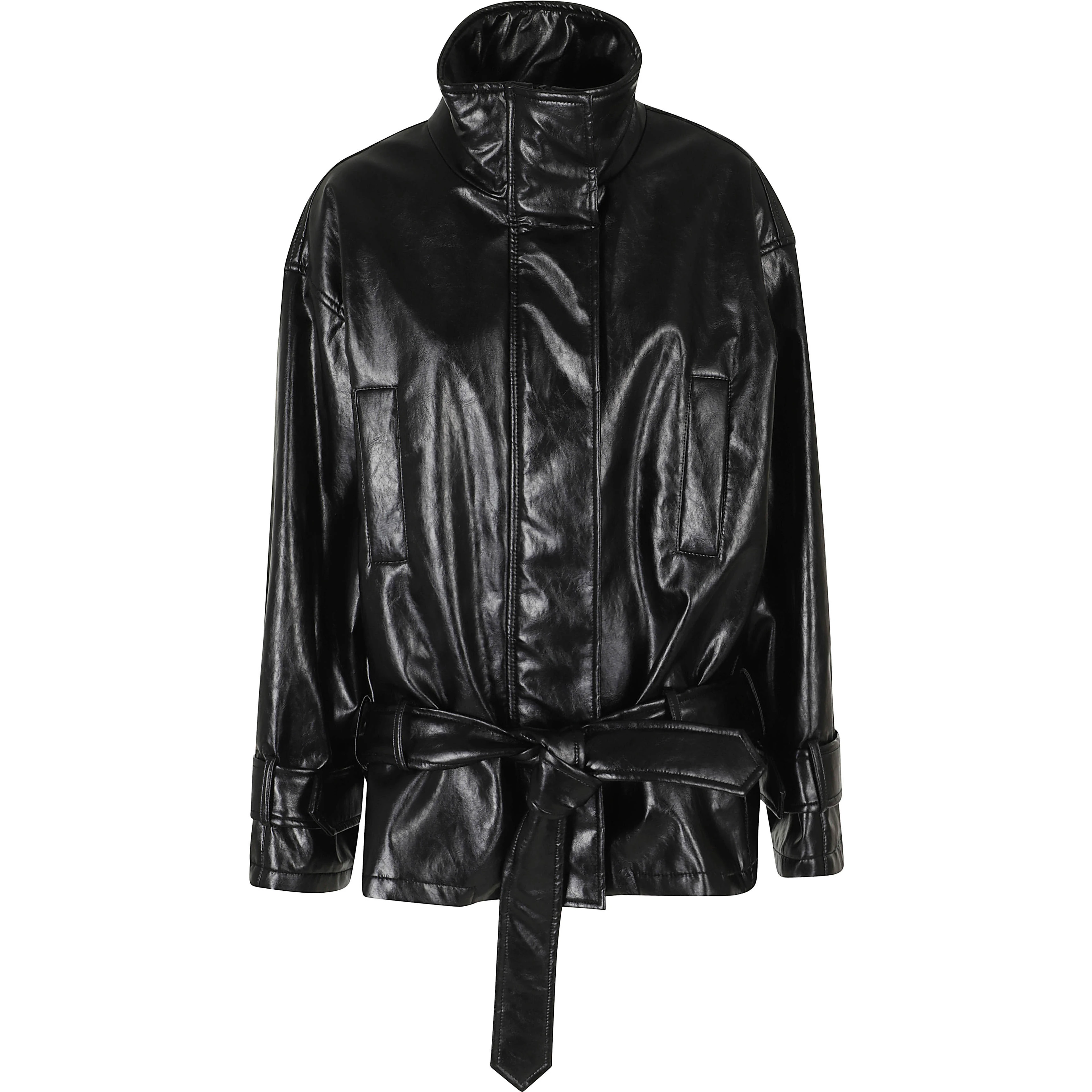 BOMBER PELLE METALLO