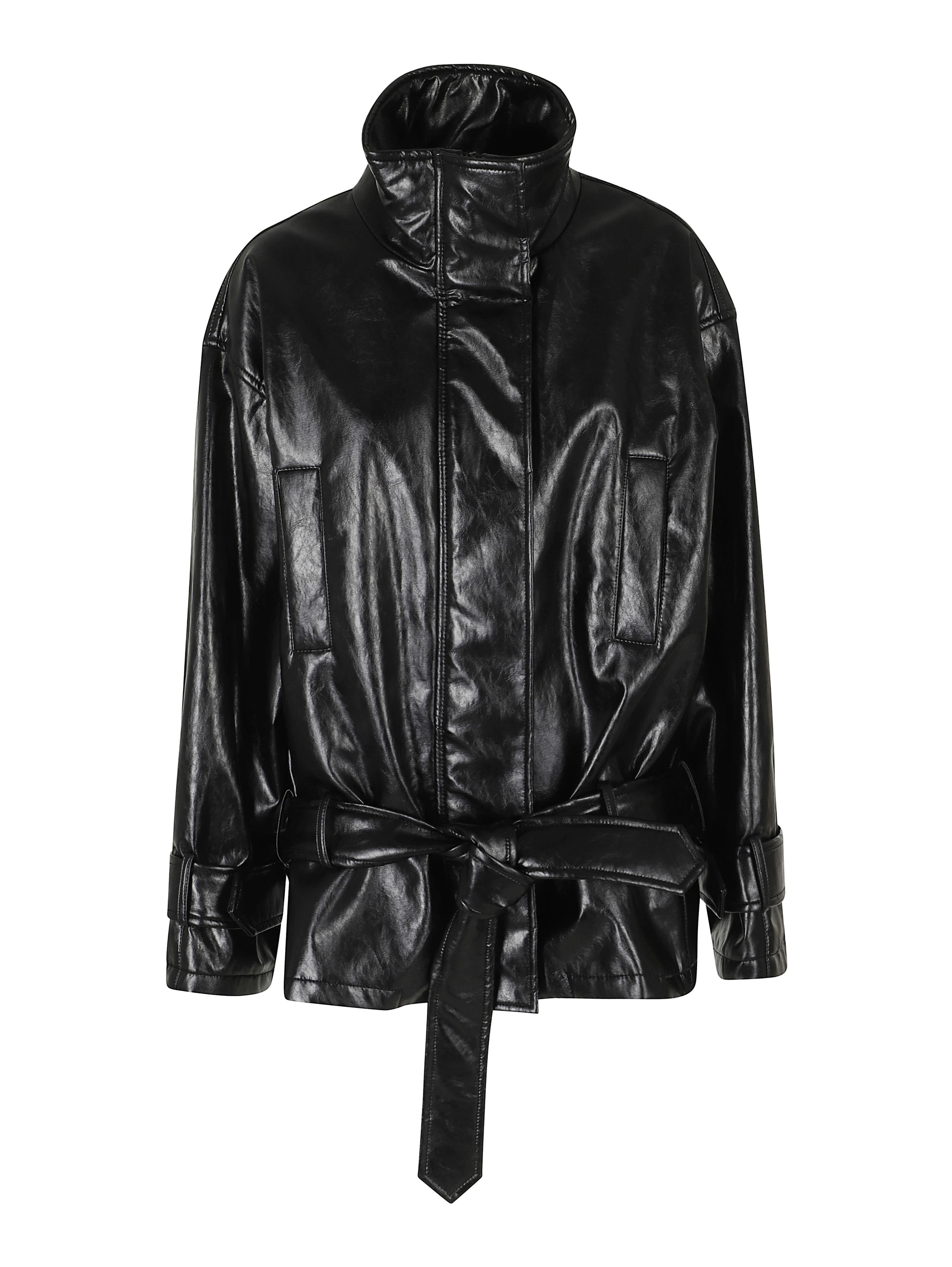 BOMBER PELLE METALLO