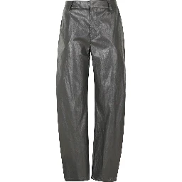 PANTALONE BALLOON PELLE METALLO