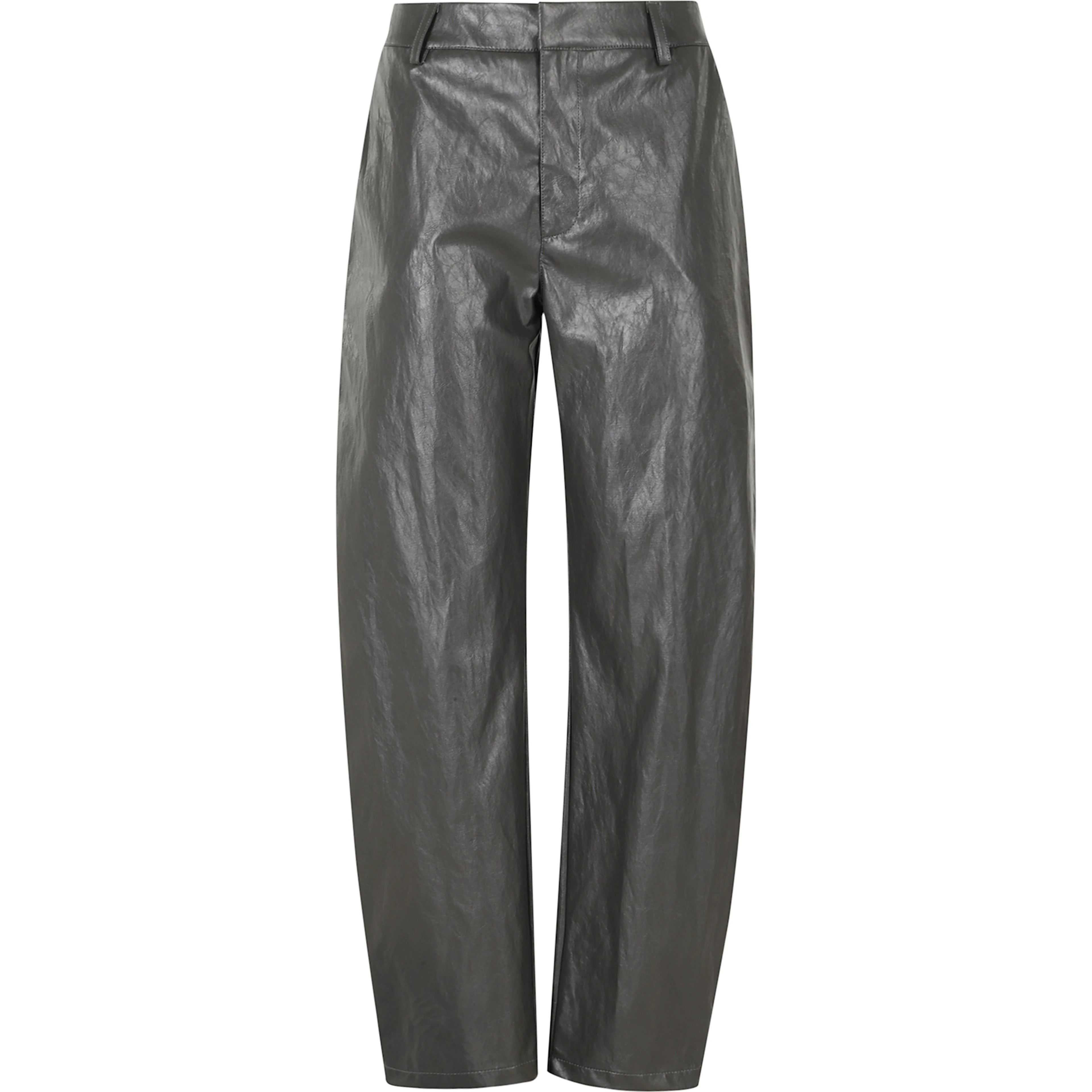 PANTALONE BALLOON PELLE METALLO