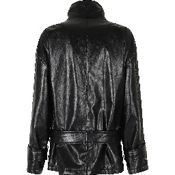 BOMBER PELLE METALLO