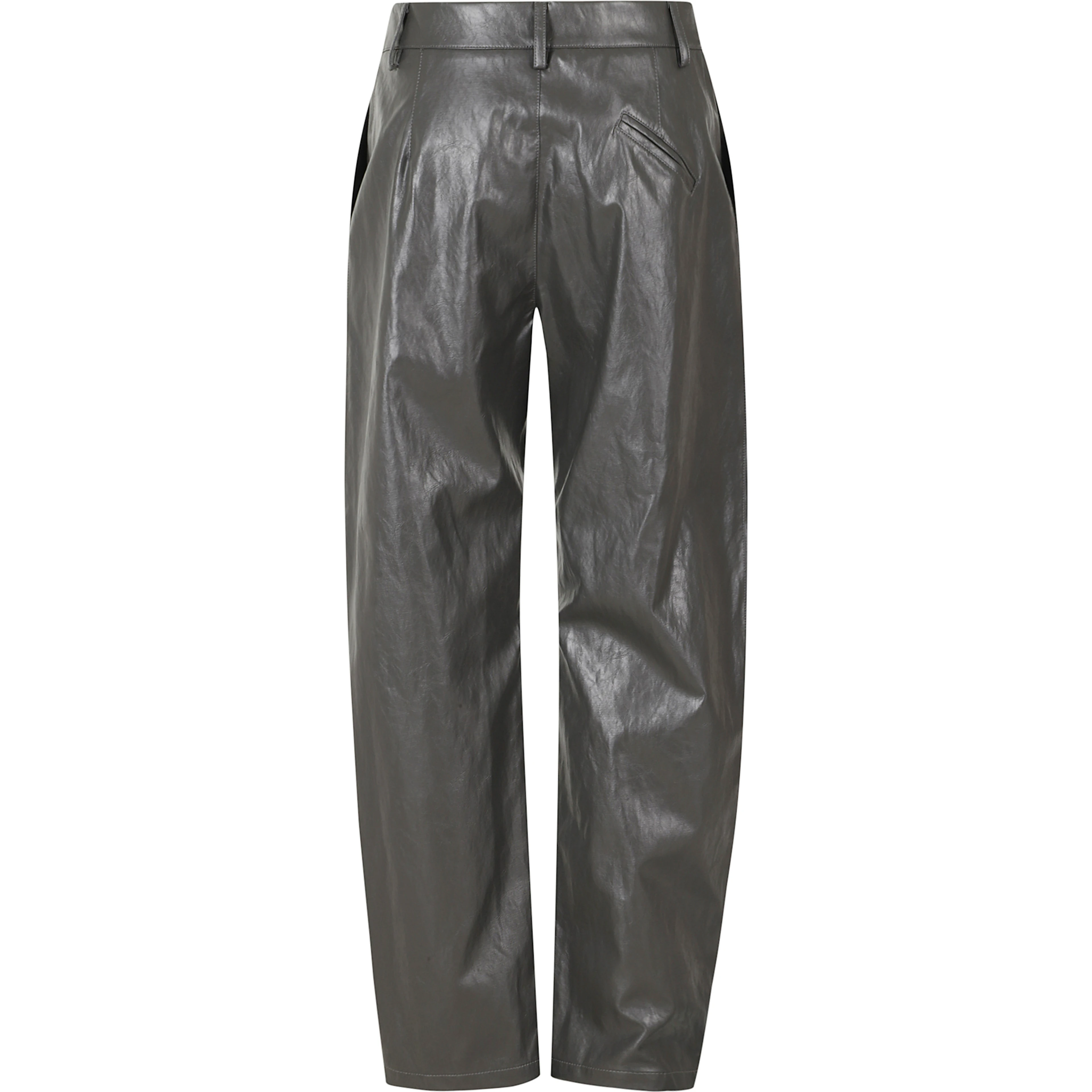 PANTALONE BALLOON PELLE METALLO