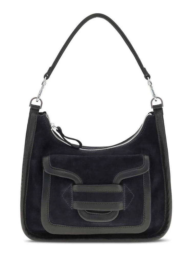 Black Calf Leather Bos Taurus Shoulder Bag