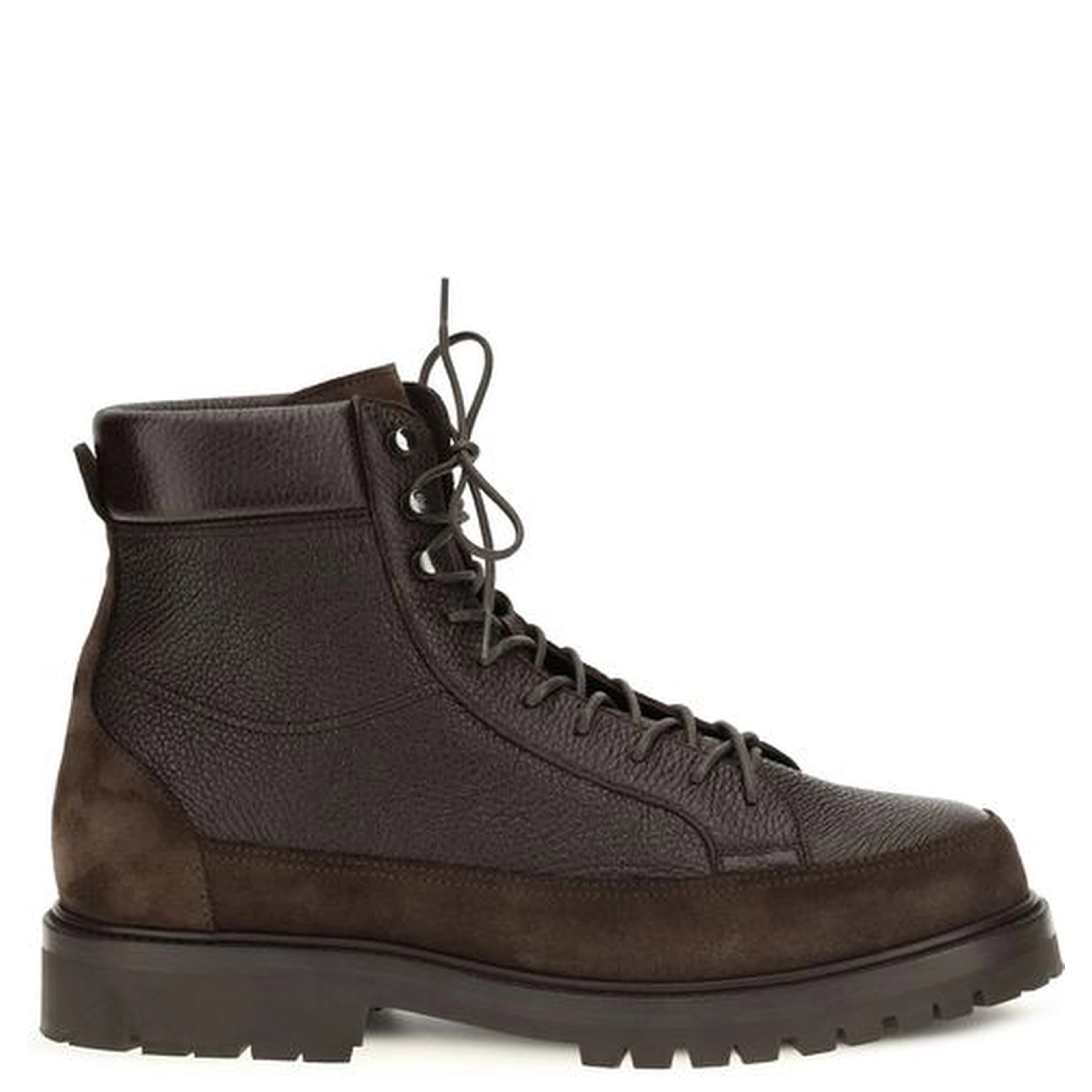 Brown Deer Lace-Up Boots