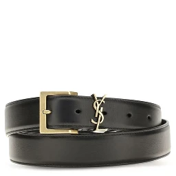 Black Calf Leather Bos Taurus Regular Belt