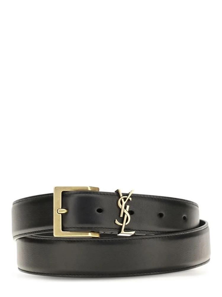 Black Calf Leather Bos Taurus Regular Belt
