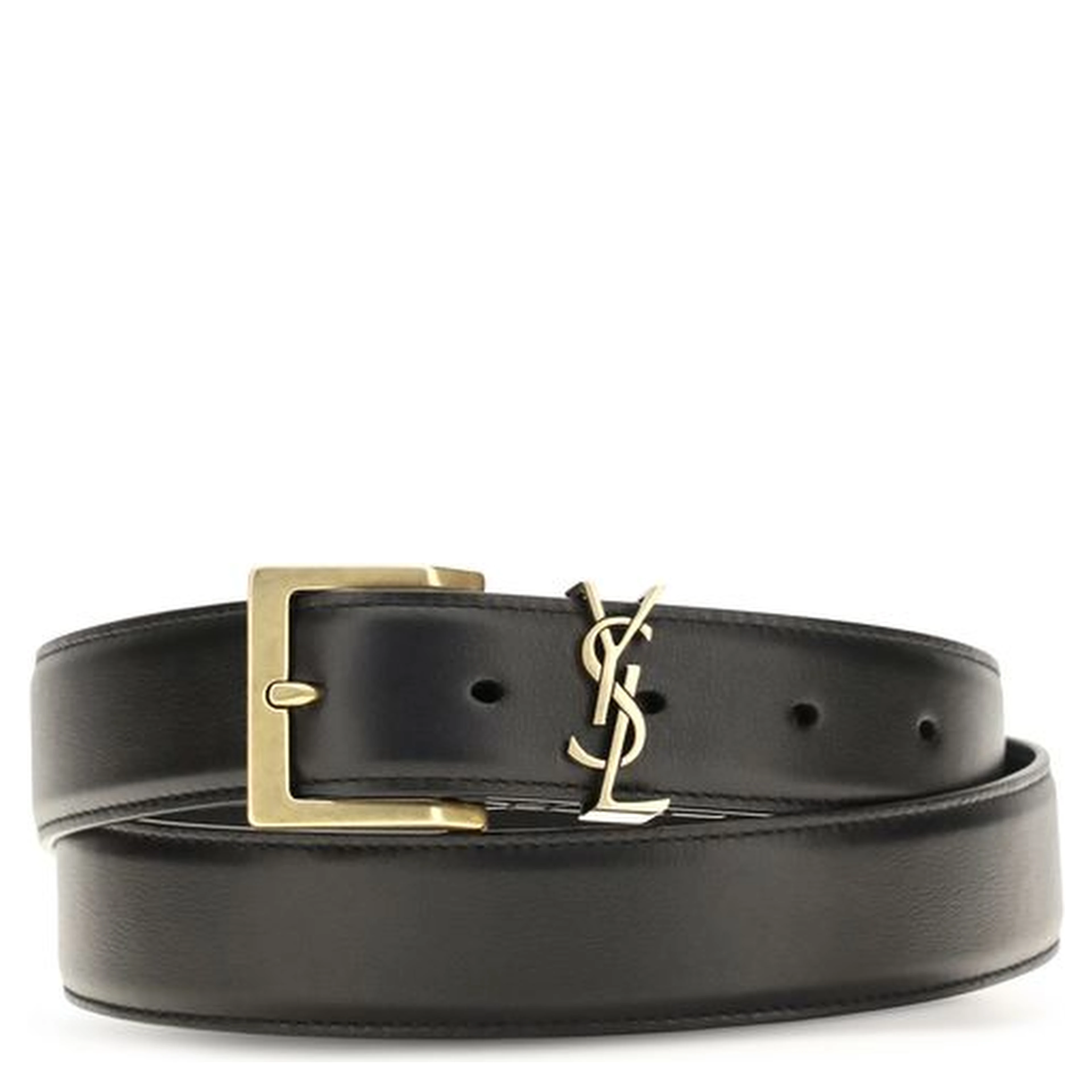 Black Calf Leather Bos Taurus Regular Belt
