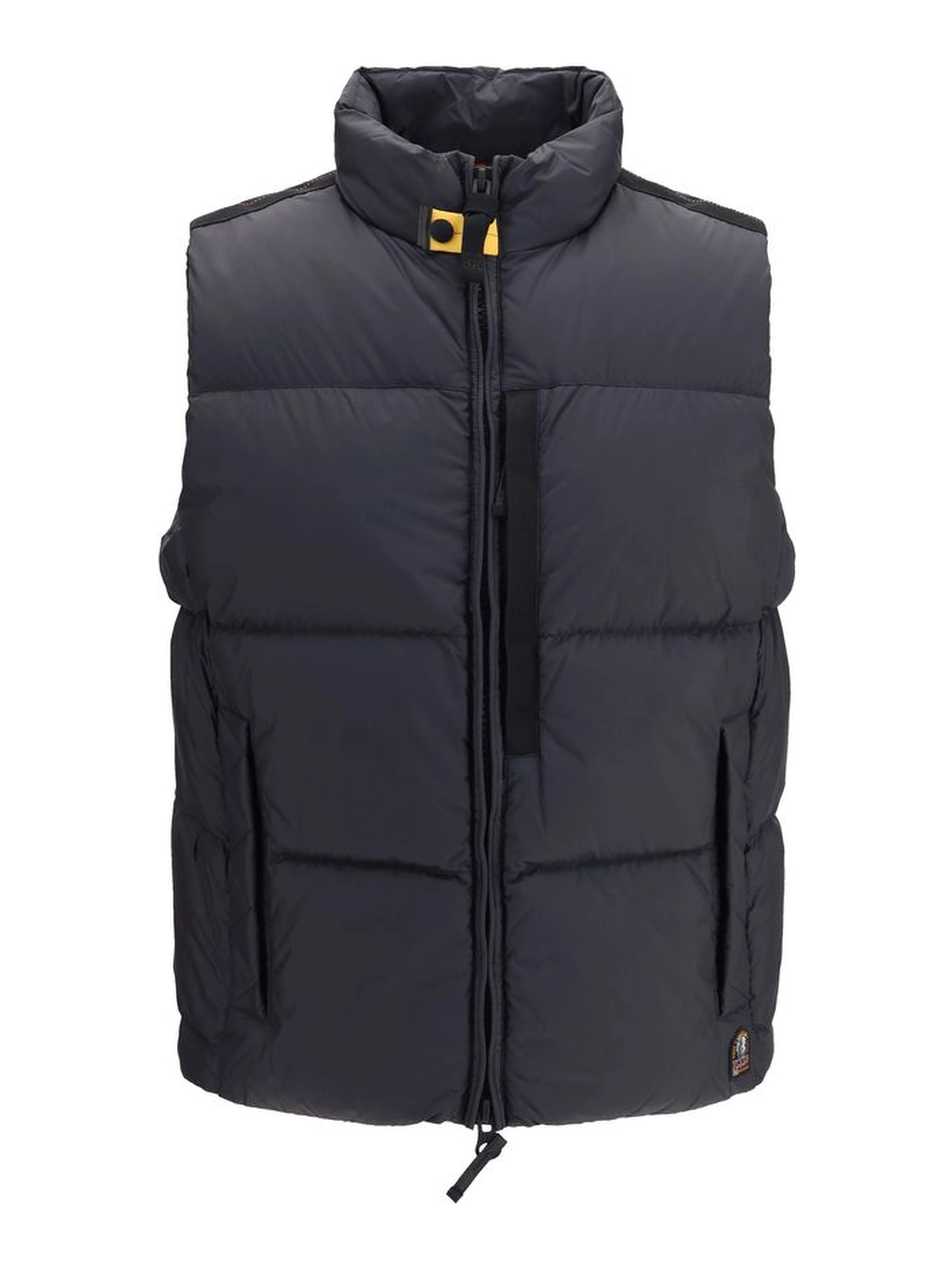 Black Polyamide Sleeveless Jacket