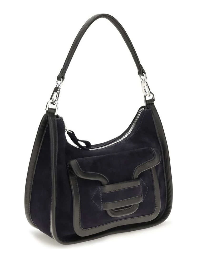 Black Calf Leather Bos Taurus Shoulder Bag