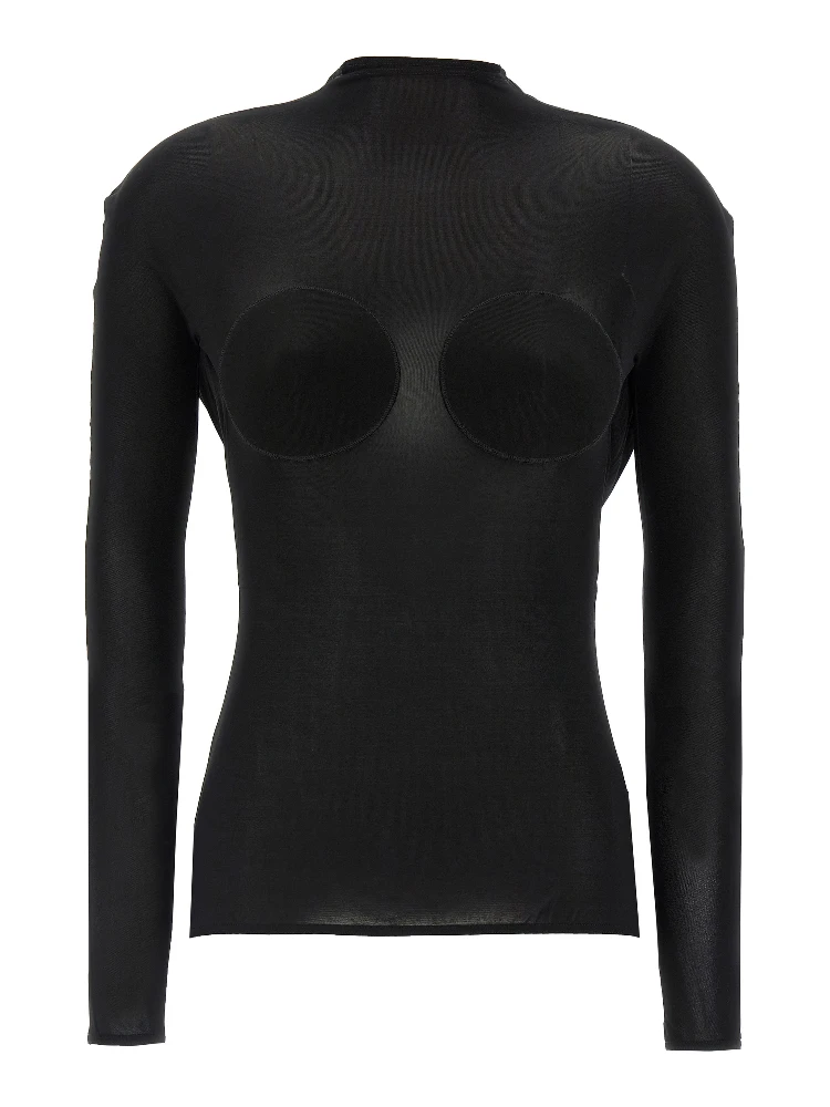 Black Viscose Cardigan