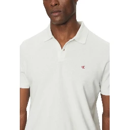 White Cotton Polo Shirt