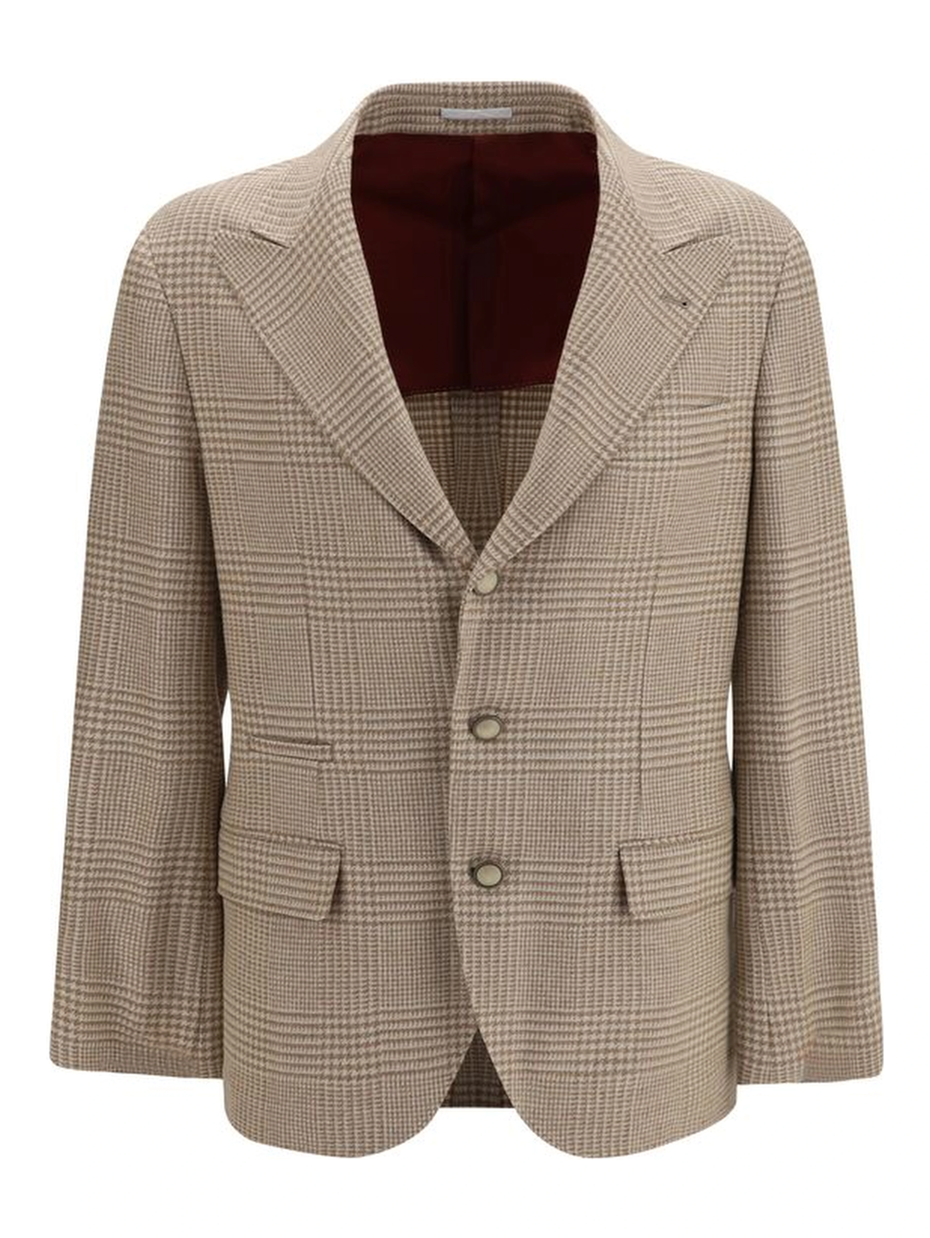Beige Cotton Blazer