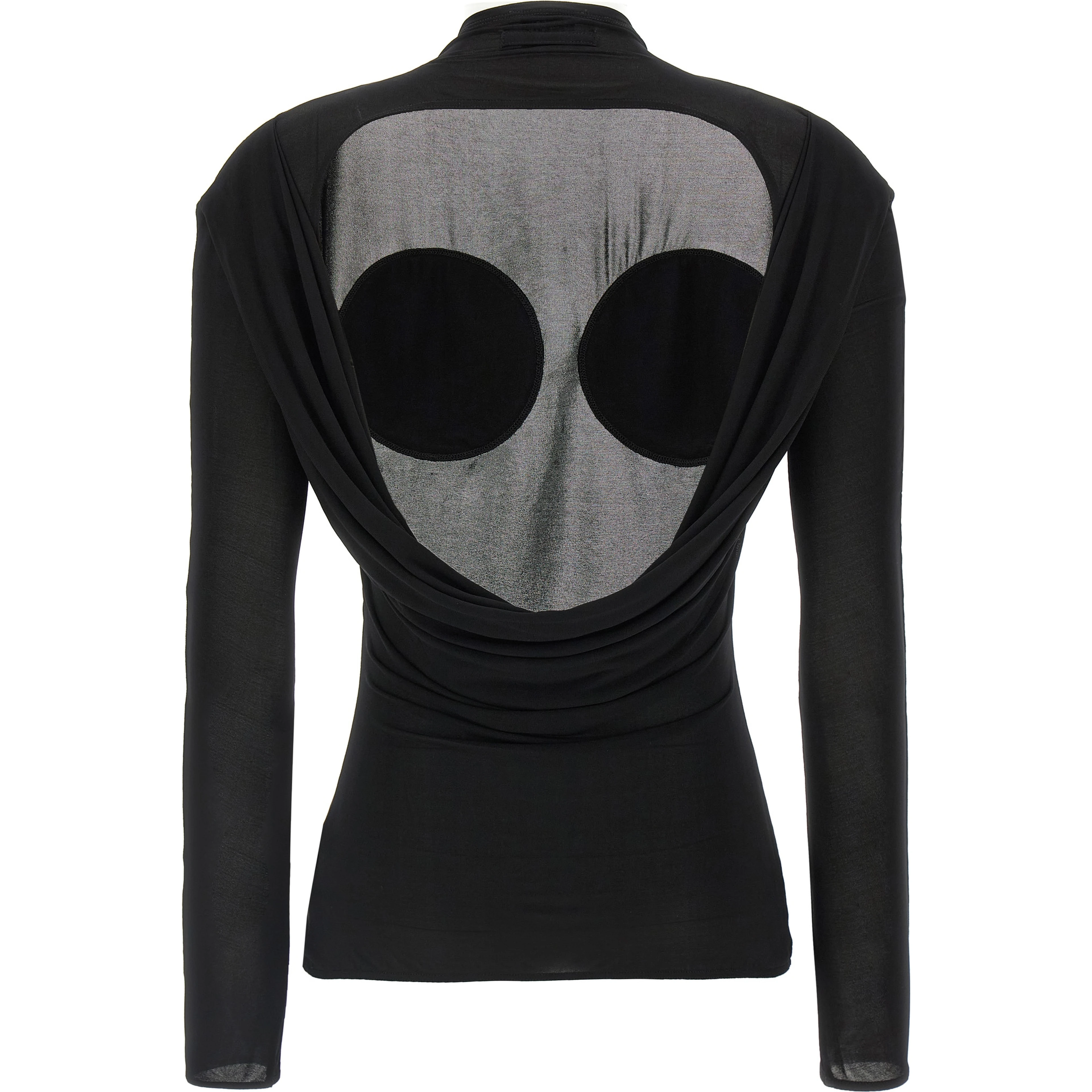 Black Viscose Cardigan