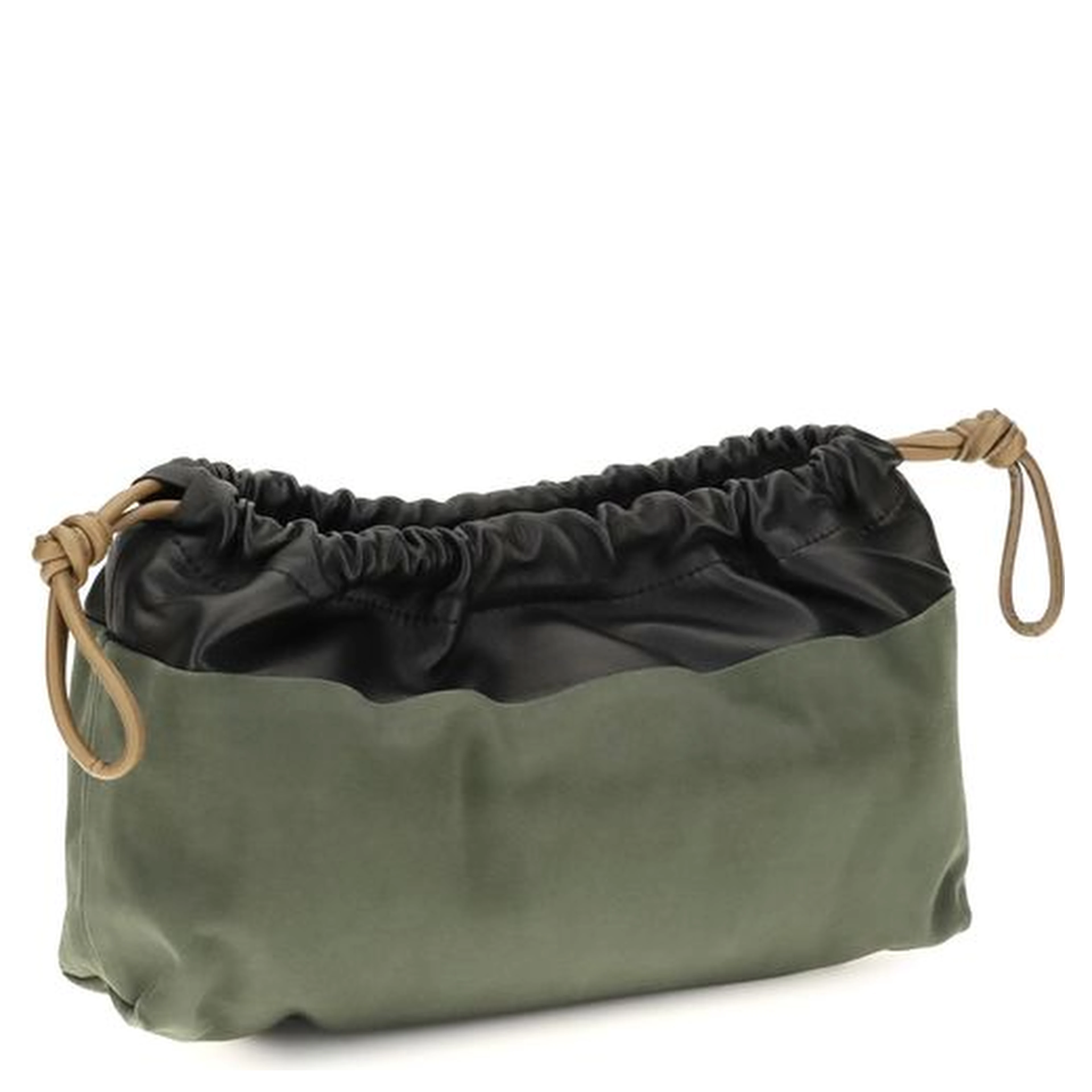 Bicolor Calf Leather Bos Taurus Shoulder Bag