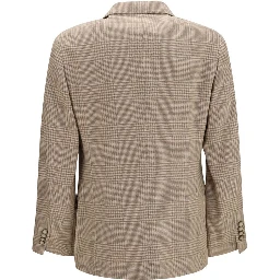 Beige Cotton Blazer